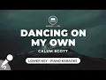 Download Lagu Dancing On My Own - Calum Scott (Lower Key - Piano Karaoke)