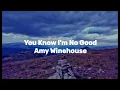 Amy Winehouse - You Know I'm No Good (Lyrics)
