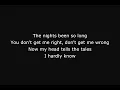 Circa Waves - T-shirt weather (lyrics video)