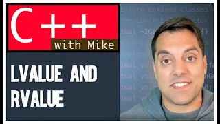 lvalue rvalue lvalue references and an intro to rvalue references Modern Cpp Series Ep 31