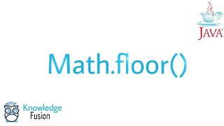 Math floor function in JAVA ICSE