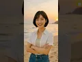 Lagu Beautiful Korean girl in summer trip \u0026 travel. #girl #woman #summer #trip #travel #beach #sea #young