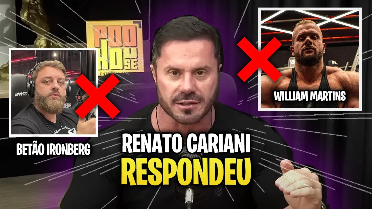 RENATO CARIANI RESPONDE BETÃO E WILLIAM MARTINS