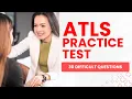 ATLS Exam 2026 Advanced Trauma Life Support Study Guide 30 Difficult Questions