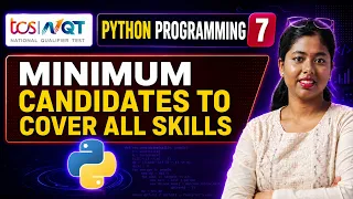 Minimum Candidates to Cover All Skills in Python TCS NQT Coding Question 7