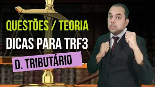 TRF 3 DIREIT0 TRIBUTARIO COM TEORIA E  QUESTÕES COMENTADAS