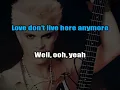 Download Lagu Billy Idol - Love Don't Live Here Anymore (Karaoke)