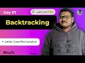 Letter Case Permutation Leetcode 784 in Telugu Backtracking String Approach DSA Prep srkcodes
