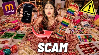 I Bought Rs. 10,000/- BANGLES from MEESHO 😭SCAM 🥹 Bank Account Empty 💔