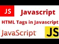 Add Html Tags in JavaScript Tutorial in