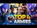 STRONGEST Top 4 TH10 Attack Strategies in CoC 2025 Easiest Th10 Army with Links