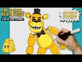 How to Draw GOLDEN FREDDY Five Nights at Freddy s Easy Step-By-Step Drawing Tutorial