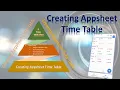AppSheet Build a Simple Timetable App in Minutes
