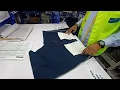 clockwise checking method of chaino pant back panel