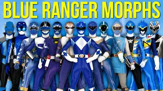 Power Rangers Blue Ranger Fan Morphs