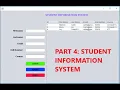 Part 4 Student information system Student Management System in java netbeans and mysql