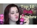 Top 10 Pink Nail Polishes Live Application