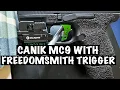 CANIK METE MC9 WITH FREEDOMSMITH TRIGGER UPGRADE SUPER CRISP