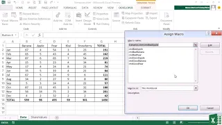60 Use Of Worksheet Buttons To Trigger Macros