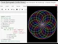 Circle Spirograph in Python turtle library