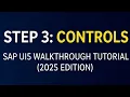 Step 3 UI5 Controls Explained SAP UI5 Walkthrough Tutorial