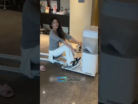 Giặt quần áo mà cứ như đang tập gym