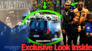 young dolph laid to rest in memphis footage of inside private ceremony 
