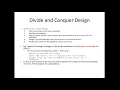 Recursive Search Techniques - Divide and Conquer
