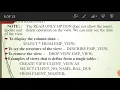 ORACLE 1 BCA 5 UNIT4 VIEW SEQUENCE INDEX SYNONYMS