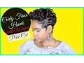 How to Style Pixie Curly Faux Hawk with Waves Relaxed Short Hair Hair Tutorial Leann DuBois
