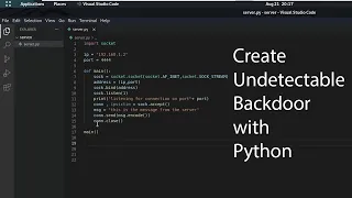 How to Create Undetectable Backdoor with Python