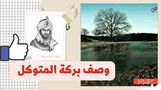 وصف بركة المتوكل البحتري 