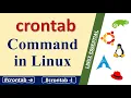 crontab command in Linux Schedule Tasks