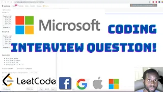 MICROSOFT Coding Interview Question - Number of Islands LeetCode