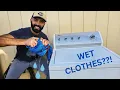 Fixing A Washer That Is Leaving Clothes Wet