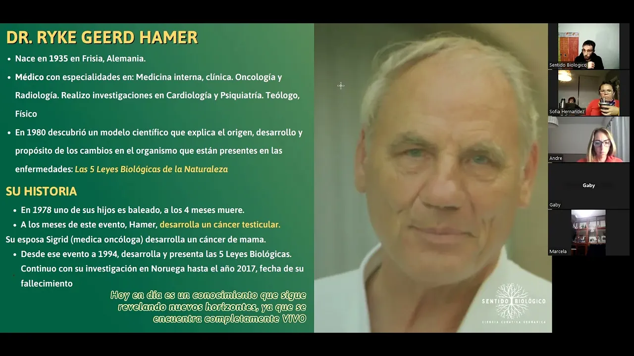 Charla INTRODUCTORIA al modelo de las 5 leyes Biologicas de la Naturaleza por SentidoBiologico
