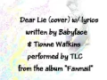 Lagu Dear Lie (cover) with lyrics-TLC