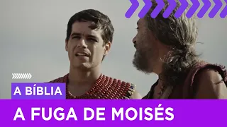 Moisés foge do Egito para escapar à morte | A Bíblia