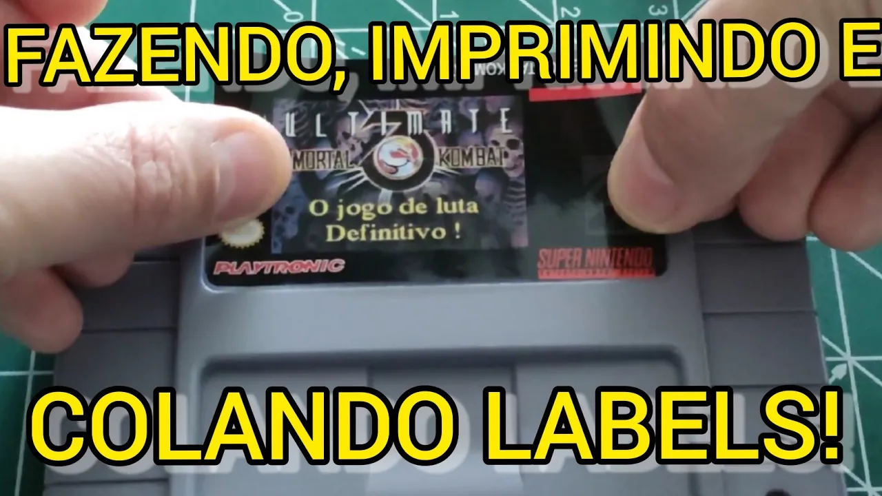 Fazendo, imprimindo e colando labels do zero!!