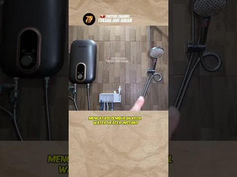 cara mengatasi air water heater kecil