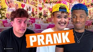 Sein GANZES Splash WG Zimmer voller Romina! Der #Romannes-Prank 😭