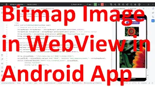 How to Display a Bitmap Image in a WebView in Android App