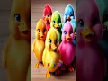 Bebek Lucu Berwarna-Warni Seperti Pelangi 🦆🌈 #bebeklucu #hewanlucu #cuteanimals