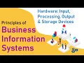 Hardware Input Processing Output Storage Devices - Principles of Business Information Systems