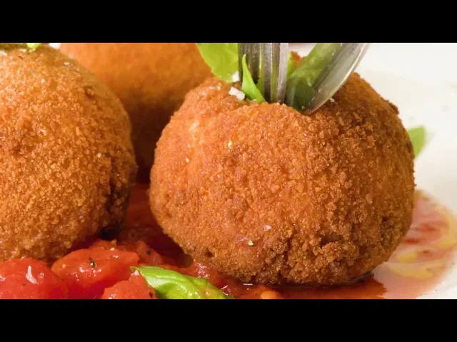 Meat Stuffed Rice Balls