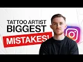 Tattoo Marketing The Biggest Mistakes Tattoo Artists make on Social Media Instagram