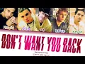 Backstreet Boys - Don't Want You Back (Color Coded Lyrics)