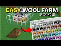 Minecraft EASIEST Wool Farm Multi Sheep Farm Java 26 1