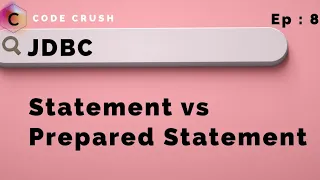 Statement vs Prepared Statement Prepared Statements Java JDBC JDBC Tutorial