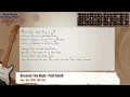 🎸 Because The Night - Patti Smith Guitar Backing Track with chords and lyrics